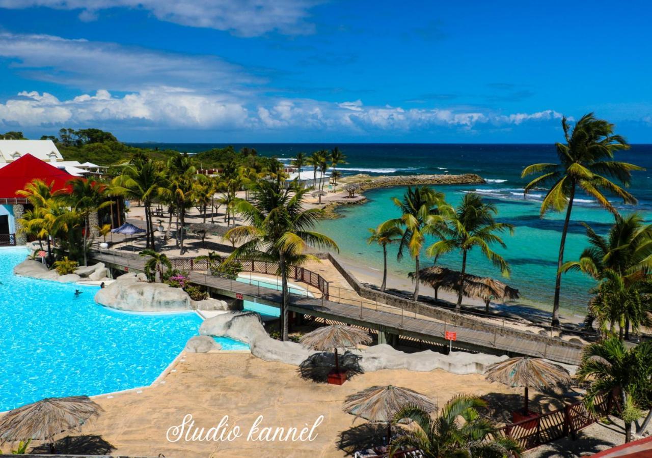 Charmant Studio Kannel Au Manganao Vue Sur Mer Et Panier D'Accueil Offert Saint-Francois  Exterior foto